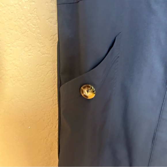 Tuckernuck Jacqueline blue Aline maxi dress size large with pockets - Picture 6 of 8